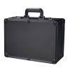 Barber Stylist Suitcase, Large Barber Beauty Salon Tool Kits Storage with Code Lock, Portable Travel Barber Suitcase for Hair Stylist Pet Groomer Beauty Salon Makeup Artist (Black/Gold) (Black) view 1
