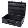 Barber Stylist Suitcase, Large Barber Beauty Salon Tool Kits Storage with Code Lock, Portable Travel Barber Suitcase for Hair Stylist Pet Groomer Beauty Salon Makeup Artist (Black/Gold) (Black) view 3