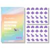 UV Stickers for Sunscreen - 40 Count UV Detection Stickers, Know When to re-Apply Sunscreen, Beach Vacation Essentials, 4 Pattern Types view 1