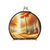 Augenstern Travel Makeup Mirror Autumn-Forest-Road-Painting Foldable Cosmetic Mirror Pocket Mirror view 1