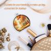 Augenstern Travel Makeup Mirror Autumn-Forest-Road-Painting Foldable Cosmetic Mirror Pocket Mirror view 4