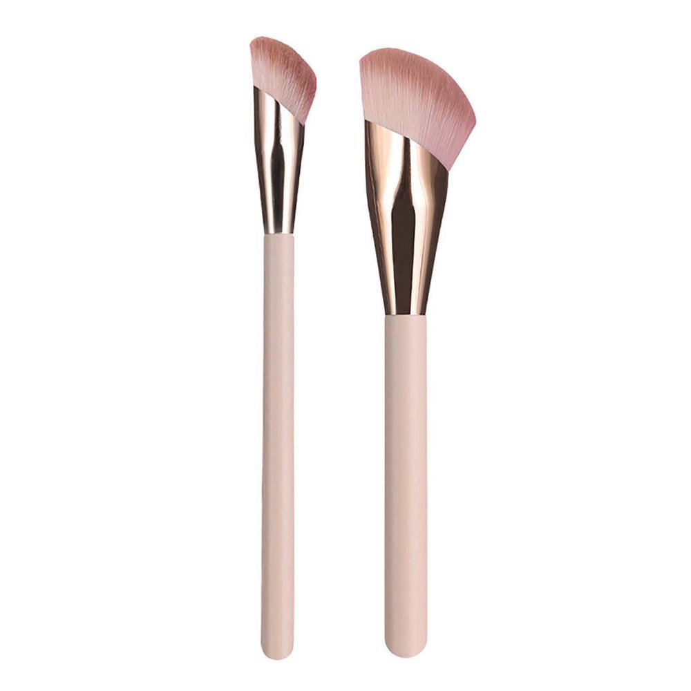 EVANUUI Bk Beauty Brushes, Bk Beauty 101 Foundation Brush, Bk Beauty A506 Concealer Brush, Beauty Brushes for Makeup, Concealer Blending Brush, Under Eye Concealer Brush(Blush brush+Concealer Brush)
