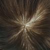 Toupee for Men Hairpiece Full Poly Thin Soft Mens Hair System PU Injection Human Hair Mens Toupee Durable Men Hair Replacement Hair Prosthesis Capilar 7X9"-120% Density-#410 Medium Brown+10% Gray view 3