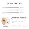 Glupez 6pcs G23 Titanium Piercing Kit Insertion Pin Threadless Rod Stretching Ideal Tool for Ear Nose Navel Nipple Lip Eyebrow Tongue Tragus Helix Piercings,14G,16G,18G view 2