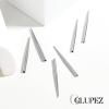 Glupez 6pcs G23 Titanium Piercing Kit Insertion Pin Threadless Rod Stretching Ideal Tool for Ear Nose Navel Nipple Lip Eyebrow Tongue Tragus Helix Piercings,14G,16G,18G view 4