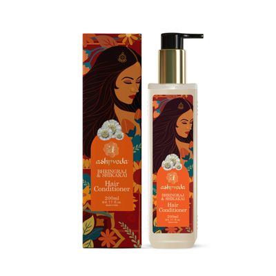 Ashpveda Ayurvedic Hair Conditioner with Shikakai & Bhringraj for Hair fall, Dryness, Roughness, Dullness & Split-ends (200ml)
