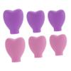 FOYTOKI 6pcs Professional Makeup Brush Silicone Brush Covers Protective Sleeves Head Cover Makeup Lid Travel-friendly for Estheticians view 1