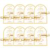 16PCS No Bend Hair Clips and Glitter Gold Bangs Clips - Makeup Ready Hair Setting Kit with Bridesmaid Proposal Gift view 1