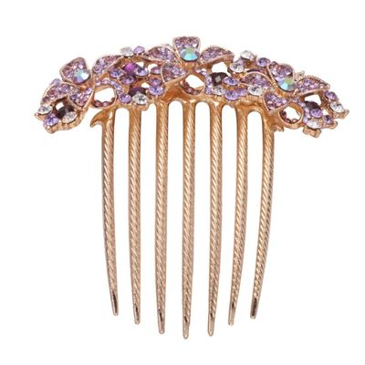 Outanaya Elegant Rhinestone Hair Comb for Women Crystal Hair Insert Comb for Weddings Dances and Special Occasions