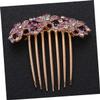 Outanaya Elegant Rhinestone Hair Comb for Women Crystal Hair Insert Comb for Weddings Dances and Special Occasions view 2