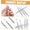 Healeved 3pcs Stainless Steel Nail Cuticle Remover Tools for Professional Nail Care Dual-ended Cuticle Pusher and Cleaner for Manicure and Pedicure Use view 3