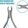 Professional Podiatrist Toe Nail Clipper for Thick & Ingrown Nails - Heavy Duty, Sharp, Curved Cutting Edge Toe Nail Cutter Made with Japanese Stainless Steel - for Men, Women & Seniors by INSTUMAX view 4