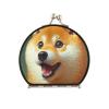 Augenstern Travel Makeup Mirror Dog-Shiba- Inu-Painting Foldable Cosmetic Mirror Pocket Mirror view 1