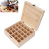 25-Slot Pine Essential Oil Storage Box,Organize Your Oils Wood Essential Oil Holder, Portable Oil Case for Home and Travel Enthusiasts view 4