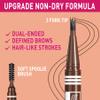 iMethod Microblading Eyebrow Pen - Eyebrow Pencil 2-in-1 Dual-Ended Eye Brow Pencils for Women with 3-Fork-Tip and Spoolie Brush Create Natural Hair-Like Defined Brows, Last All-Day, Black view 4