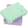 Baluue 4pcs Exfoliating Facial Sponges Portable Cleansing Tools for Makeup Removal Gentle Face Wash Household Use Lace Pulp view 1
