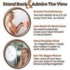 Mavoro 9'' Magnifying Mirror with 3 Strong Suction Cups | 5X Magnification | Portable Travel Makeup & Cosmetic Mirror (5X) view 3