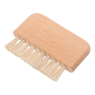 Healeved Nail Brush Wooden Handle for Fingernails and Toenails Portable Cleaning Tool for Easy Nail Care and for Home and Salon Use