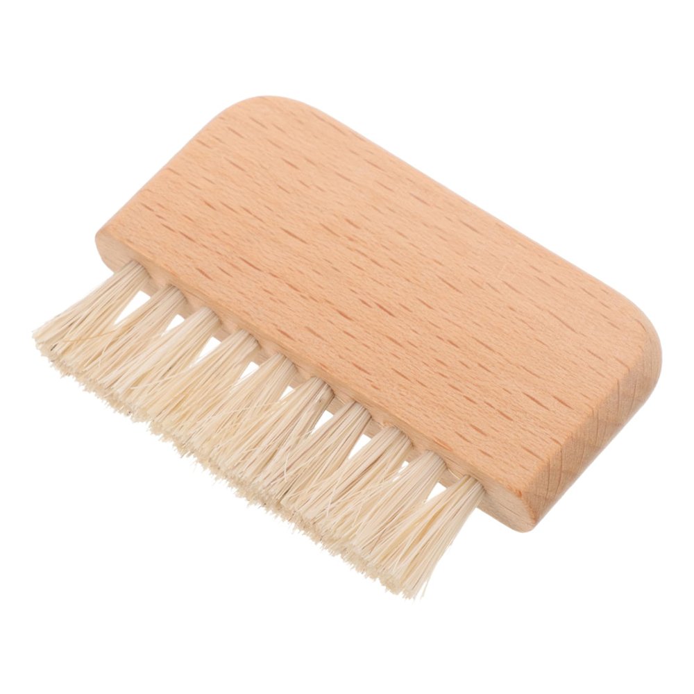 Healeved Nail Brush Wooden Handle for Fingernails and Toenails Portable Cleaning Tool for Easy Nail Care and for Home and Salon Use