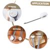 Healeved Back Brush Long Handle Dual-Sided Shower Scrubber for Dead Skin Exfoliation Gentle Bathing Brush Grey Back Washer for Relaxing Shower Experience view 3