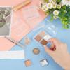 BENECREAT 4Pcs Empty DIY Eyeshadow Box Kit, Slim Custom Makeup Palette Wrapped Blush Lipstick Container with 20pcs Palette Pans for Travel, DIY Cosmetic, Crafts projects view 3