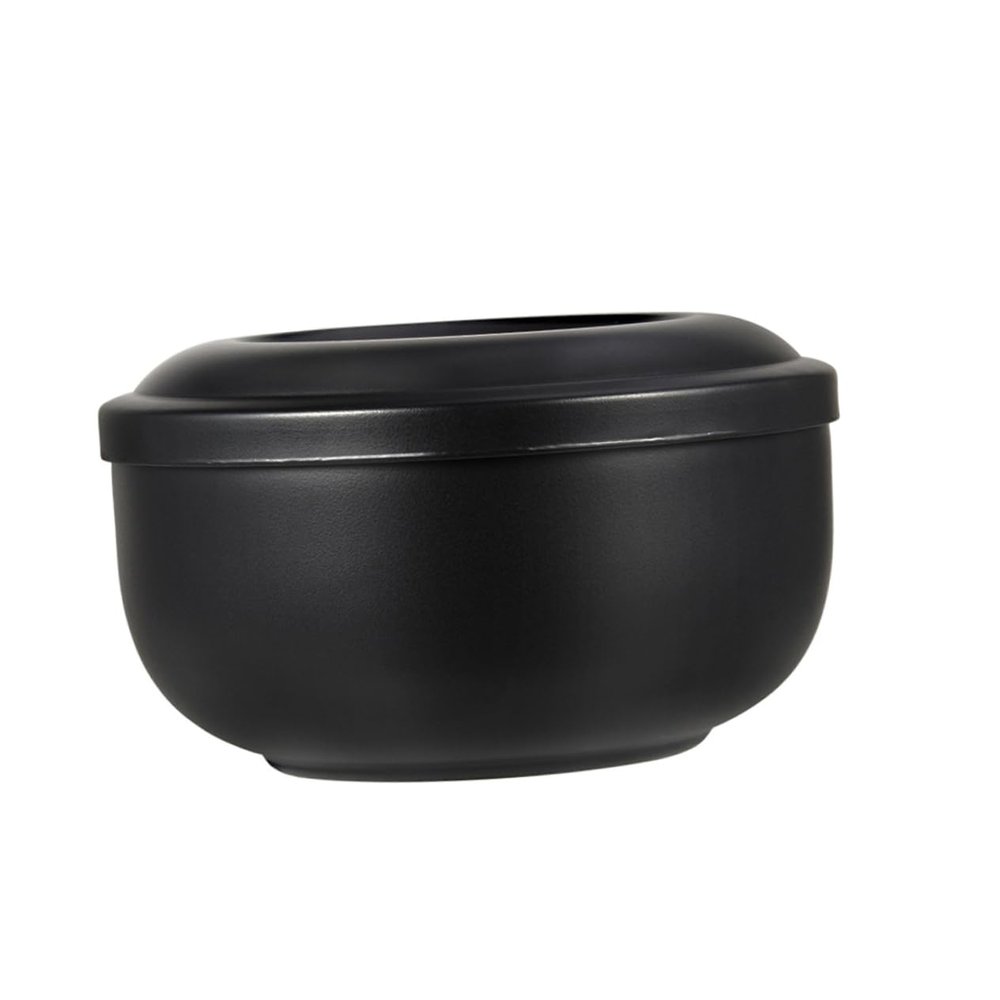 NOLITOY Shaving Soap Bowl Foaming Lid Bowl for Men Barber Shaving Tool Stainless Steel