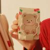 Bear Lipstick Bag with Mirror Makeup Lipstick Case Mini Bag Girl Portable Travel Makeup Bag Makeup Bear Design Storage Bag Premium for Outdoor view 3