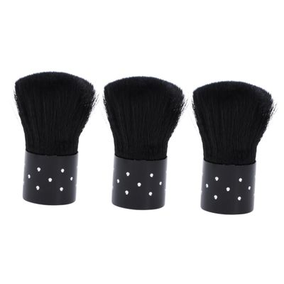 Healeved 3pcs Hair Brush Cleaner Nail Art Cleaning Brush for Fingernail Art for Cosmetics