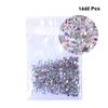 Healeved 1440pcs Crystal Ab Flatback Nail Rhinestones for Nail Art Decoration Mixed Colors for DIY Designs and Crafting Multi-Purpose Use for Home Decor Cell Phone Cases Art view 2