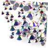 Healeved 1440pcs Crystal Ab Flatback Nail Rhinestones for Nail Art Decoration Mixed Colors for DIY Designs and Crafting Multi-Purpose Use for Home Decor Cell Phone Cases Art view 3
