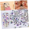Healeved 1440pcs Crystal Ab Flatback Nail Rhinestones for Nail Art Decoration Mixed Colors for DIY Designs and Crafting Multi-Purpose Use for Home Decor Cell Phone Cases Art view 4