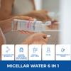 Dermaglos Micellar Water for All Skin Types Even Sensitive | All In 1 Hydrating Facial Cleanser & Makeup Remover, Brightening, Soothing, Gentle Face Toner | Alcohol-Free Formula | 13.52 Fl Oz view 2