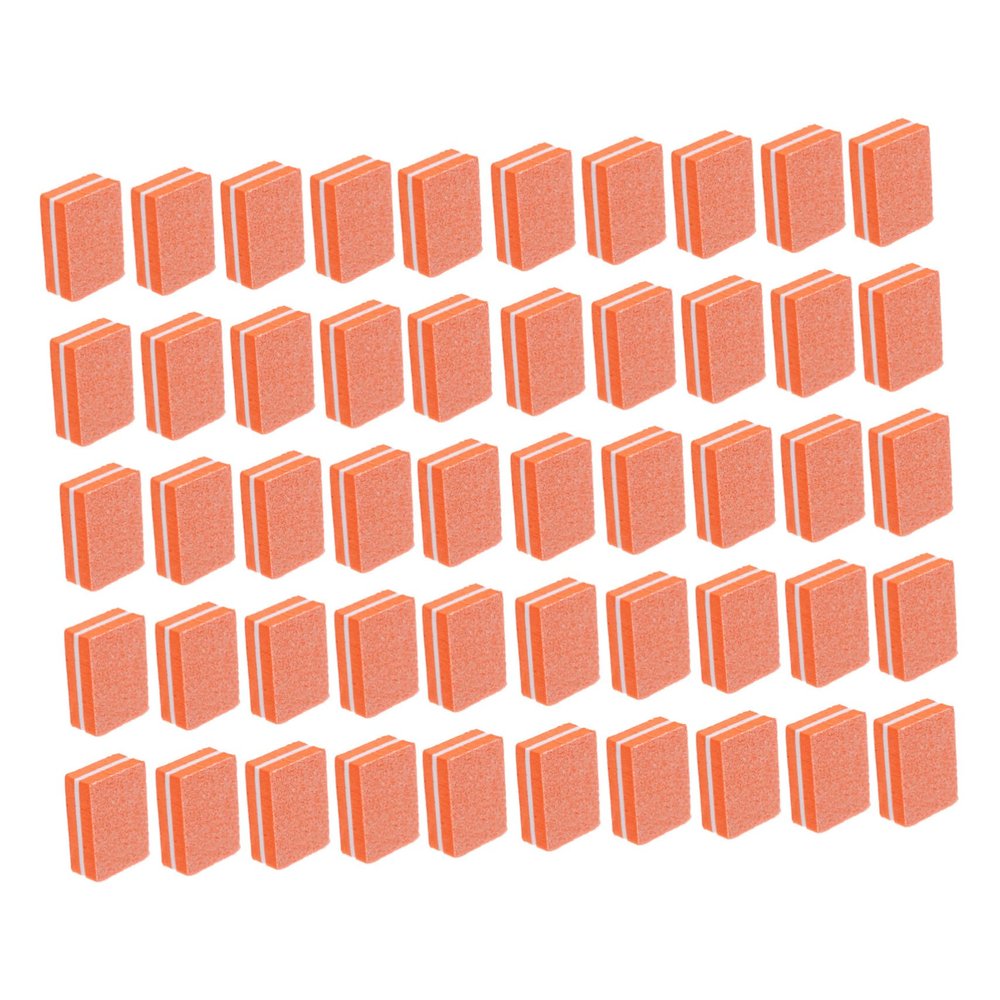 Healeved 50pcs Mini Nail Buffer Blocks Multi-Sided Sponge Nail Files for Polishing and Shaping Portable Manicure Tools for Salon and Travel Use Safe and Comfortable Finishing