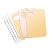 Didiseaon 3sets Comprehensive Palette Makeup Mixing Tray Spatulas for Foundation and Pigment Blending view 1
