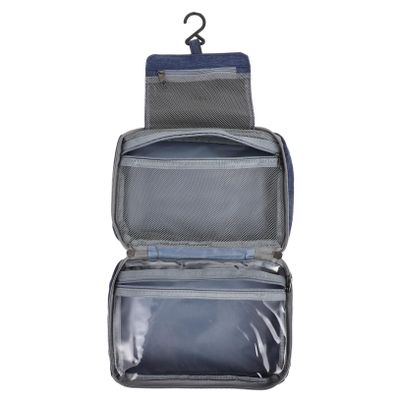 Healeved Travel Toiletry Bag Hanging Feature Stylish and Practical Makeup Bag Zipper Skincare Organizer for Men and Women