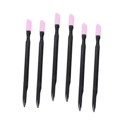 Healeved 6pcs Nail Tool for Carving and Scrubbing Nail Care Stick for Polishing and Cuticle Removal Lightweight Design and Professionals