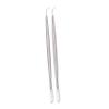Healeved 2pcs Stainless Steel Eyelash Separator and Brow Comb Dual-end Eyelash Teasing Needles for Eyebrow Perming for Makeup Artists and Personal Use view 1