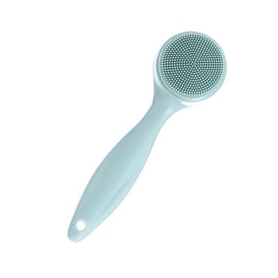 NinthAvenue Basics Silicone Facial Brush for Blackhead Removal Manual Face Cleaner Scrubber for Deep Pore Cleansing Portable Easy Use Tool for Exfoliating Dead Skin and Makeup Residue
