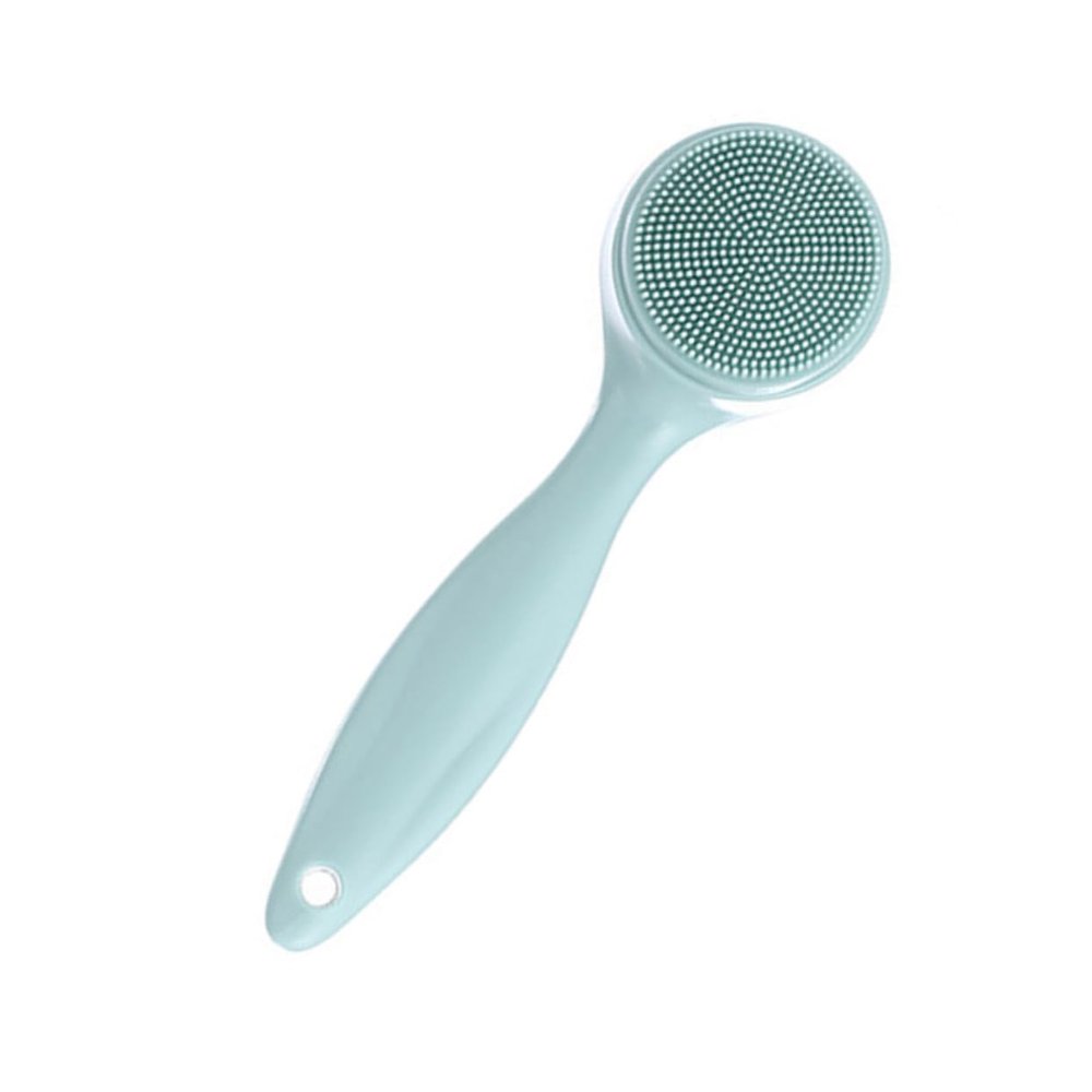 NinthAvenue Basics Silicone Facial Brush for Blackhead Removal Manual Face Cleaner Scrubber for Deep Pore Cleansing Portable Easy Use Tool for Exfoliating Dead Skin and Makeup Residue