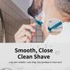 Double Edge Safety Razor, Single Blade Razors for Men and Women, with 10 Stainless Steel Safety Razor Blades, Smooth and Close Wet Shaving, Plastic Free, Blue view 2