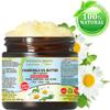 Botanical Beauty CHAMOMILE OIL BUTTER 100% Pure Natural Virgin Unrefined RAW for FACE, SKIN, BODY, DAMAGED HAIR, NAILS. Chamomile Roman Essential Oil and Coconut Oil (16 Fl Oz) view 2