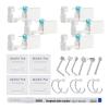 JESMODA 6 Pack Body Piercing Kit Disposable Safe Piercing Unit for Self Nose Piercing Gun at Home Professional Ear Piercing Tool with 12 Nose Studs and earrings for Women Men view 1