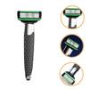 PLAFOPE 1set Safety for Men Interchangeable Blades Premium Finish Professional-grade Shaving Sleek Design for Polished Look Reusable and for Grooming view 4