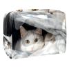VTGHDEEQ Makeup Bag Small,Makeup Travel Bag,Blanket and Cat,Makeup Organizer Bag view 1