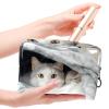 VTGHDEEQ Makeup Bag Small,Makeup Travel Bag,Blanket and Cat,Makeup Organizer Bag view 4