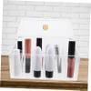 ABOOFAN Lip Tint Clear Lip Gloss Lipgloss Transparent Lipstick Stand Makeup Organizers Household Lipstick Holder Lip Gloss Organizers Lipstick Organizer Delicate The Pet Stationery Travel view 4