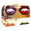 VTGHDEEQ Travel Toiletry Bag,Small Makeup Bag,Abstract Kiss Modern Lips,Make up Bags for Women view 1