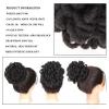 Messy Bun Hair Piece for Women, Synthetic Dreadlocks Bun Afro Puff Drawstring Ponytail HairChignon Locs Braids Buns Hairpiece Clip in HairExtensions for Black Women ,Fake Hair Accessories for Women view 4