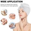 Nepal Flag Hair Towel Wrap Super Absorbent Soft Quick Dry Hair Cap Terry Cloth Dry Hair Turban for Women Girls Hair Drying Towel with Button view 4