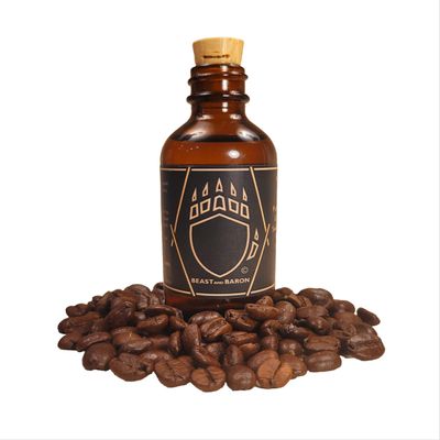 Beast and Baron - Baron's Premium Beard Oil - All Natural Beard Oil - Made in the USA - All Natural Ingredients - Coffee Beard Oil - All Natural Ingredients - Small Business (Coffee)